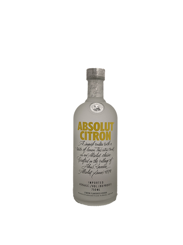 Absolut Citron Vodka 750ML