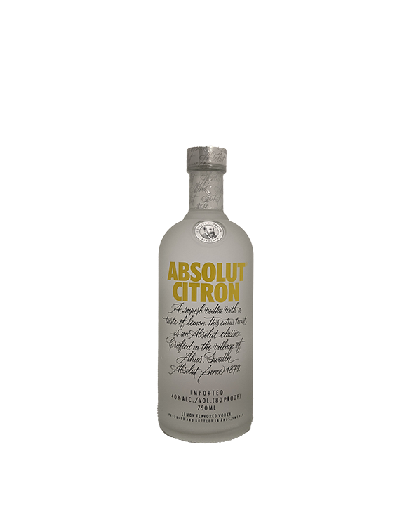 Absolut Citron Vodka 750ML