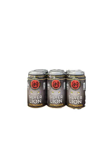 Horse & Dragon Silver Lion Pilsner 6 Pack Cans