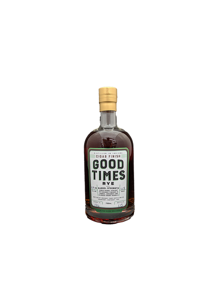 Cigar Finish Good Times Barrel Strength Rye Whiskey 750ML