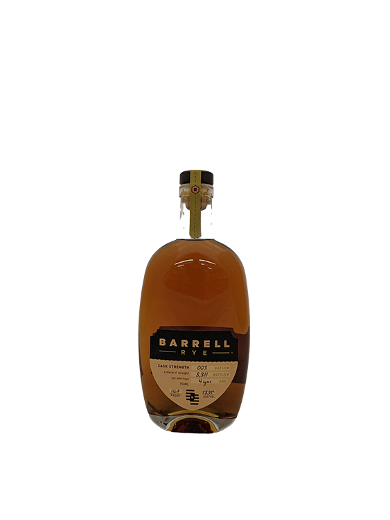 Barrell Rye Whiskey Batch #3