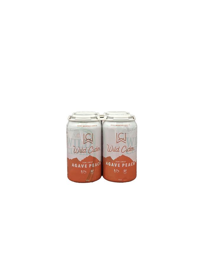 Wild Cider Agave Peach 4 Pack Cans