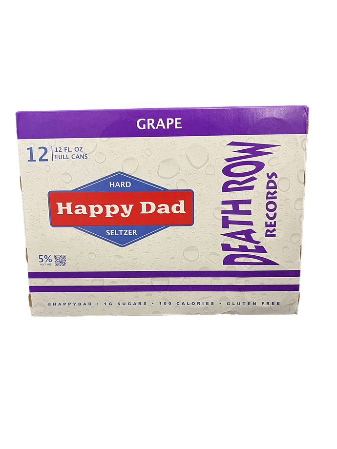 Happy Dad Grape Hard Seltzer 12 Pack Cans