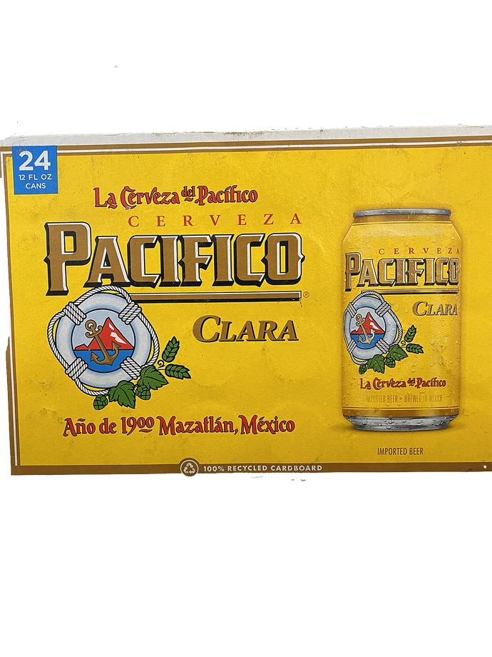 Pacifico 24 Pack Cans
