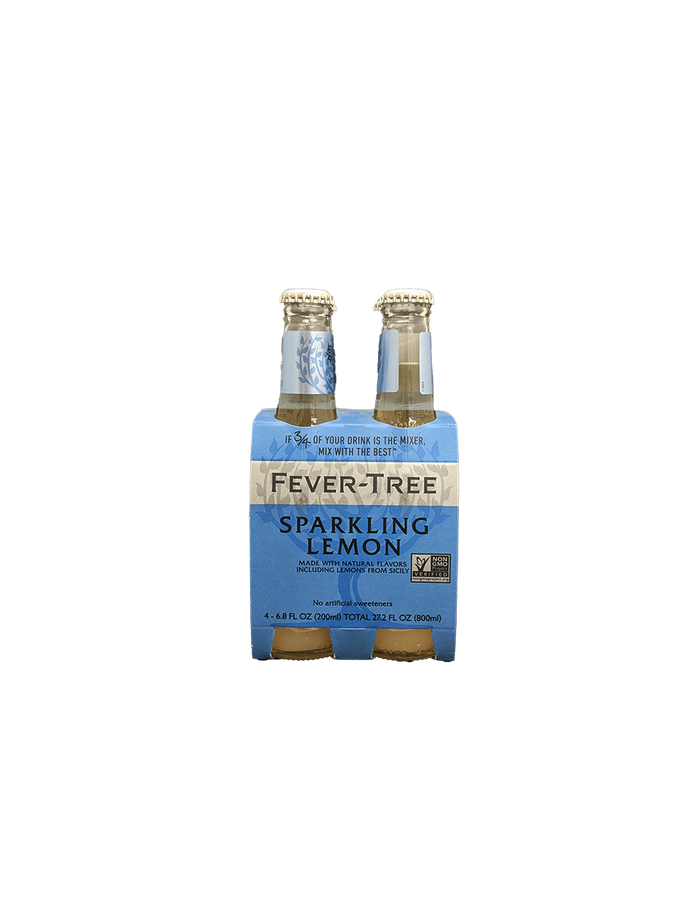 Fever Tree Sparkling Lemon 4 Pack Bottles
