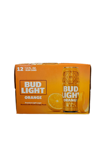 Bud Light Orange 12 Pack Cans