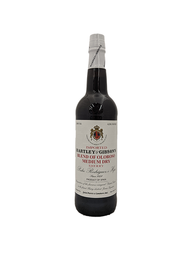 Hartley & Gibson's Medium Dry Sherry 750ML