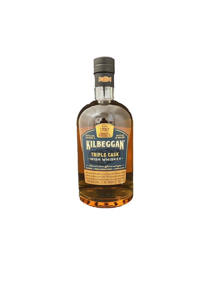 Kilbeggan Triple Cask Irish Whiskey 750ML
