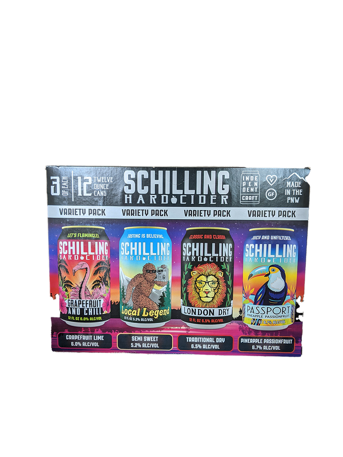 Schilling Cider Variety 12 Pack Cans