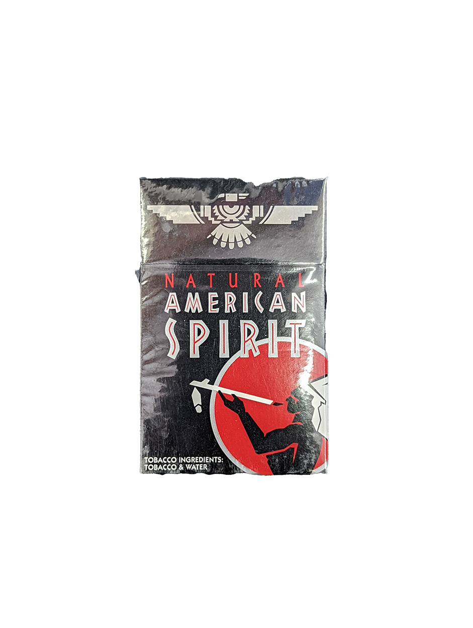American Spirit Brown Non-Filter Kings Box Cigarettes 20 Ct., 10 Pk