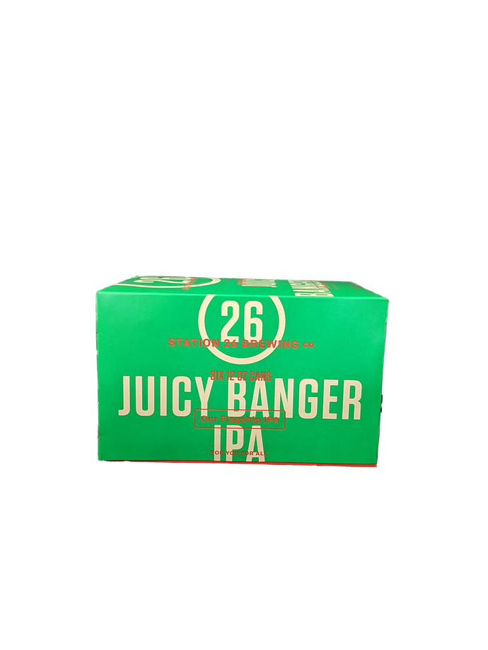Station 26 Juicy Banger IPA 6 Pack Cans