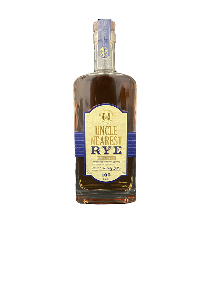 Uncle Nearest Straight Rye Whiskey 750ML