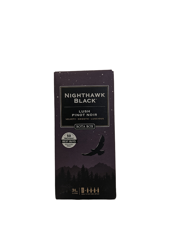 Bota Box Nighthawk Black Lush Pinot Noir 3L