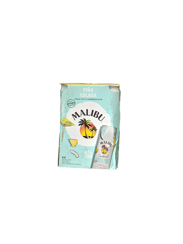 Malibu Pina Colada 4 Pack