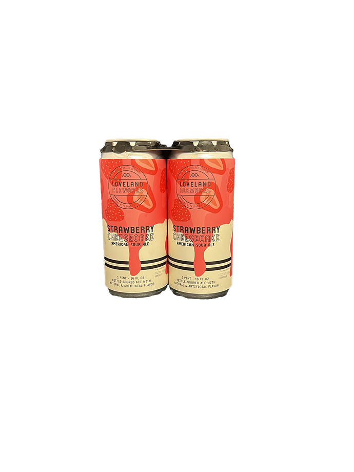 Loveland Aleworks Strawberry Cheesecake 4 Pack Cans