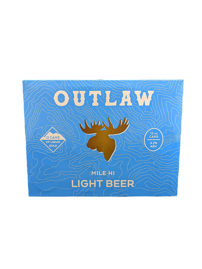 Tivoli Outlaw Light Beer 12 Pack