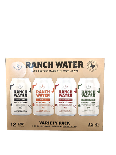 Lone River Ranch Water Seltzer Variety 12 Pack Cans