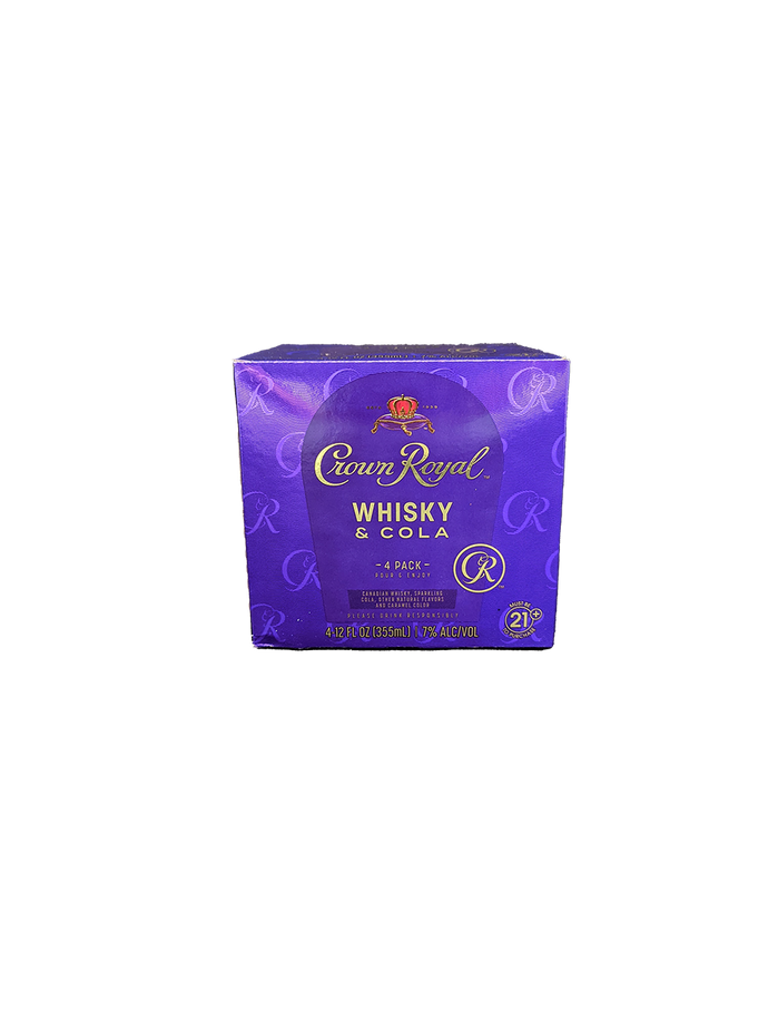 Crown Royal Whisky & Cola RTD 4 Pack