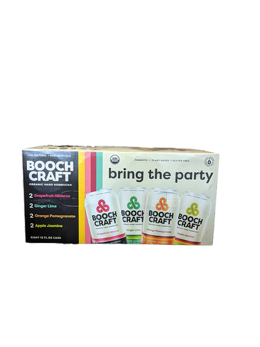 Booch Craft Hard Kombucha Variety 8 Pack Cans
