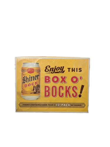 Shiner Bock 12 Pack Cans