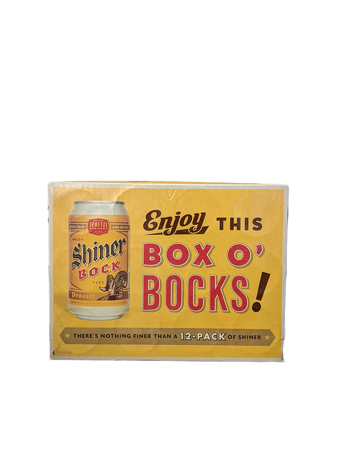 Shiner Bock 12 Pack Cans