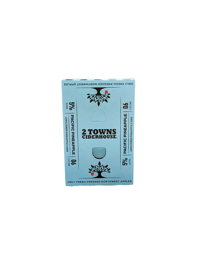 2 Towns Pacific Pineapple Cider 6 Pack