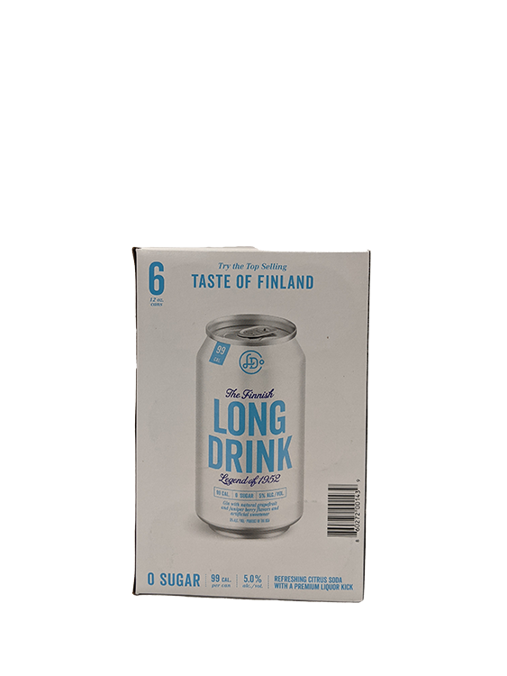 Long Drink Finnish Cocktail Zero Sugar 6 Pack