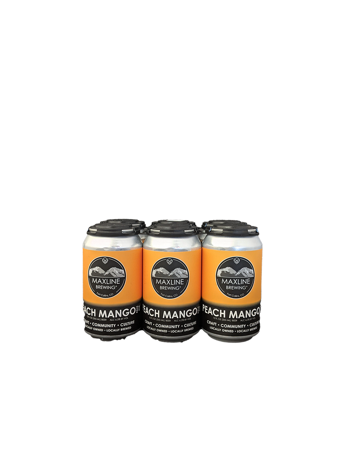 Maxline Peach Mango 6 Pack Cans