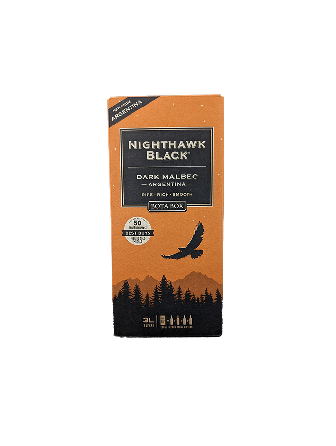 Bota Box Nighthawk Black Malbec 3L