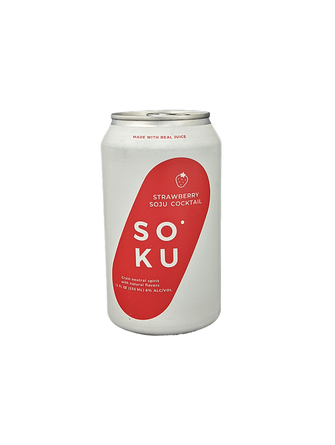 Soku Strawberry Soju Seltzer 4 Pack