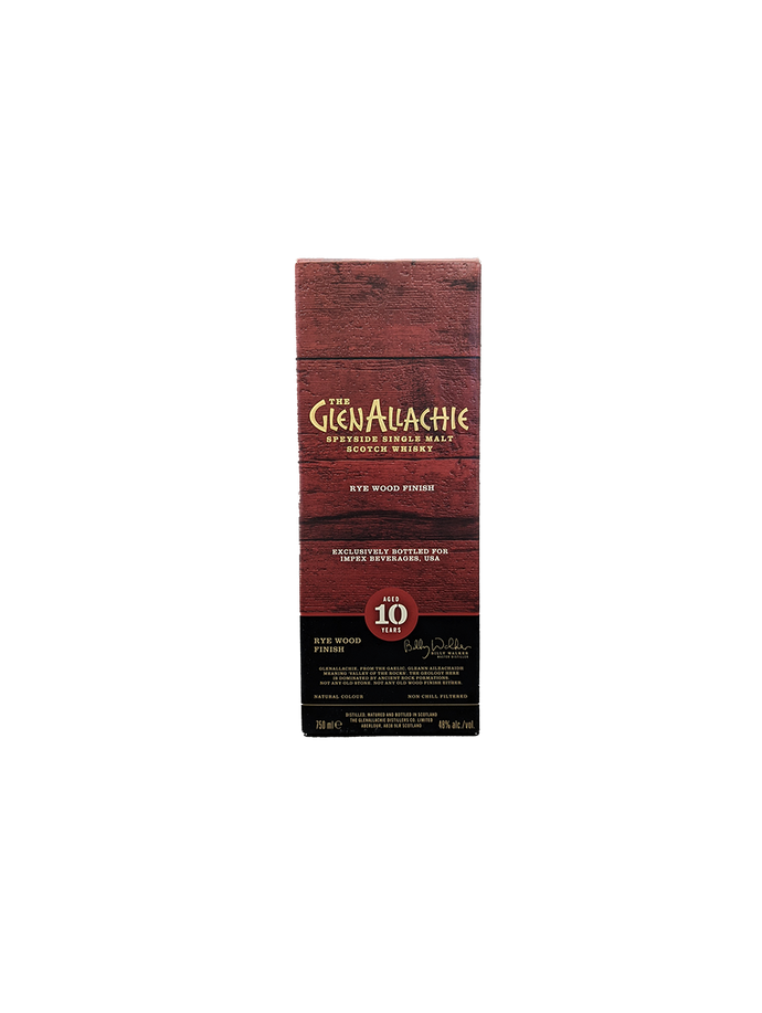 GlenAllachie Rye Finished Single Malt Scotch 750ML