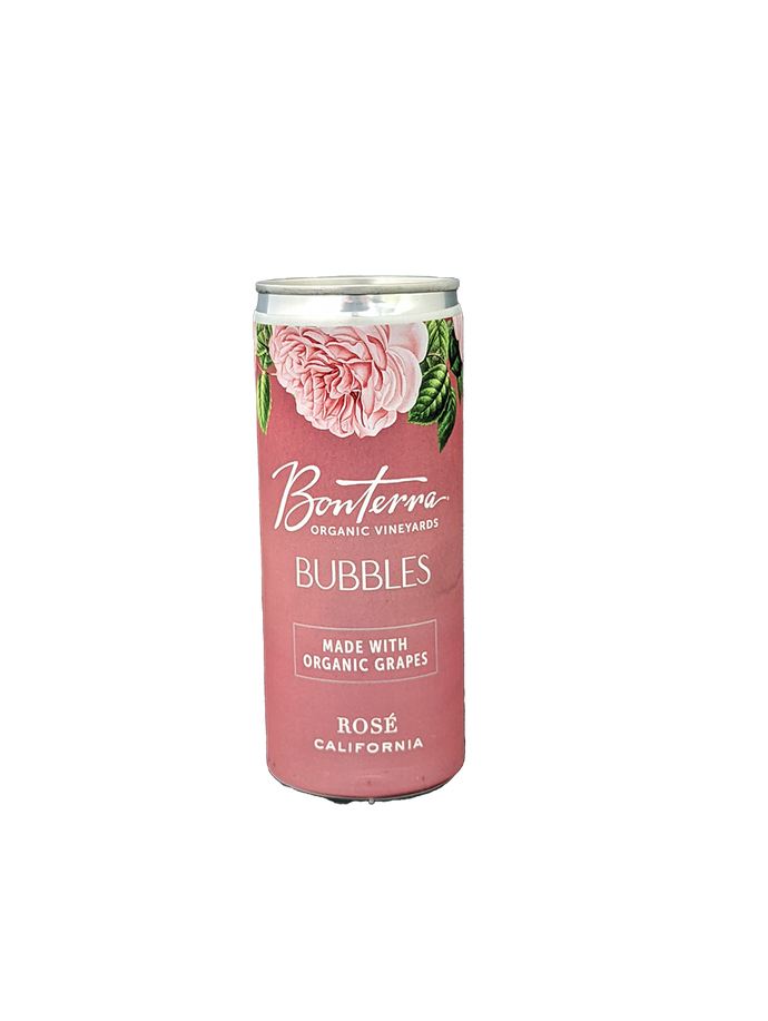 Bonterra Rose Bubbles Cans
