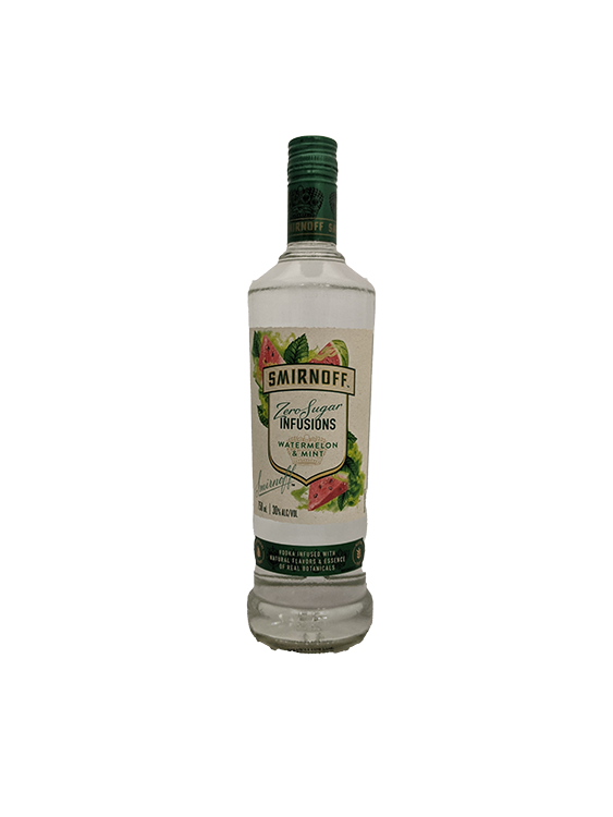 Smirnoff 0 Sugar Watermelon & Mint Vodka 750ML