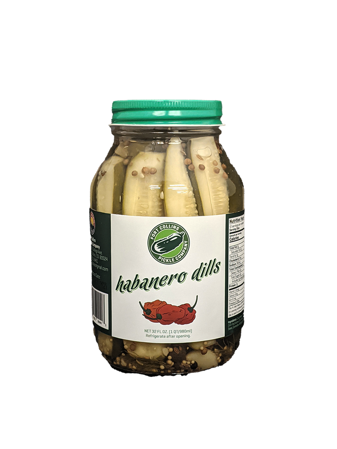 Fort Collins Pickle Co Habanero Dills 32oz