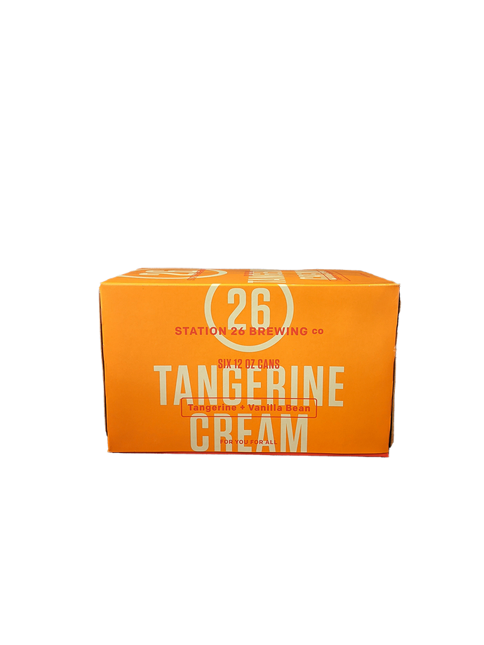 Station 26 Tangerine Cream Ale Cans 6 Pack
