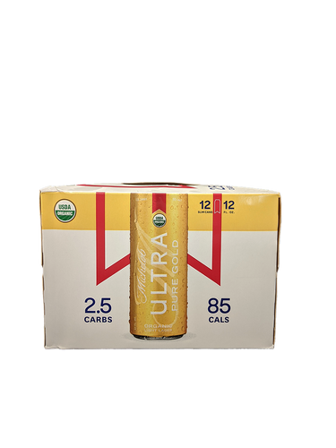Michelob Ultra Pure Gold 12 Pack Cans