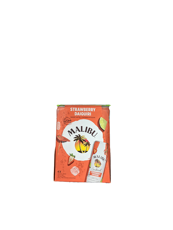 Malibu Strawberry Daiquiri 4 Pack