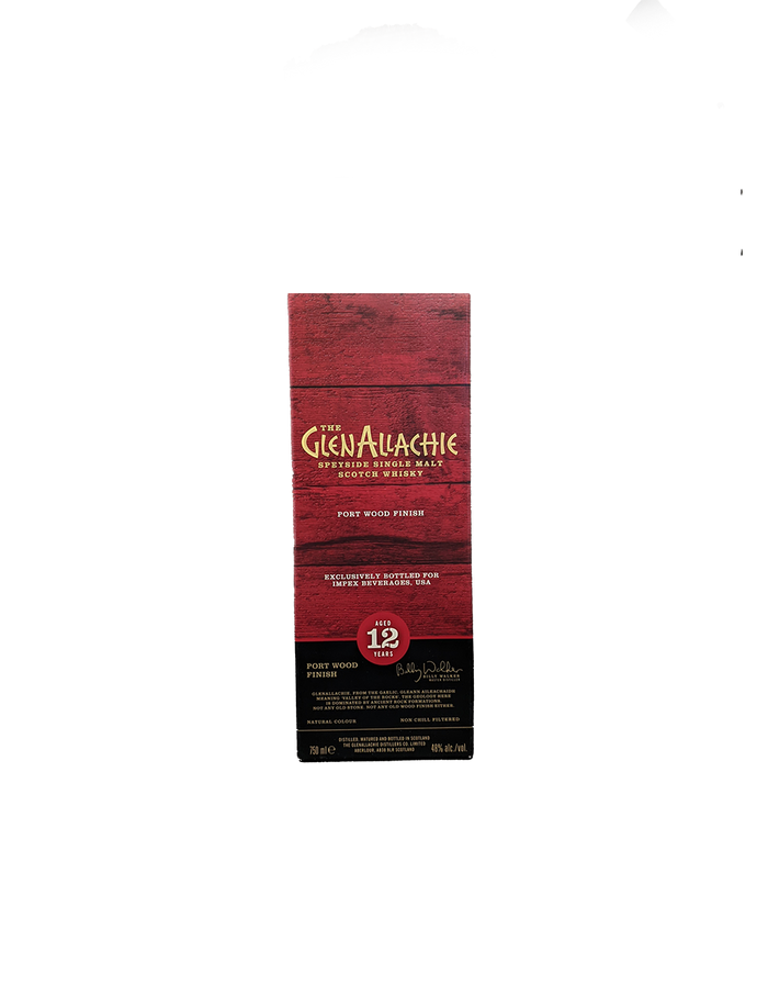 GlenAllachie 12 Year Port Finished Single Malt Scotch 750ML