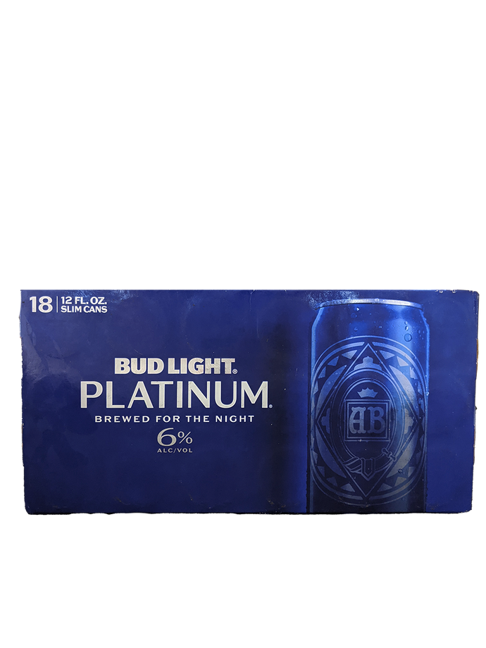 Bud Light Platinum 18 Pack Cans