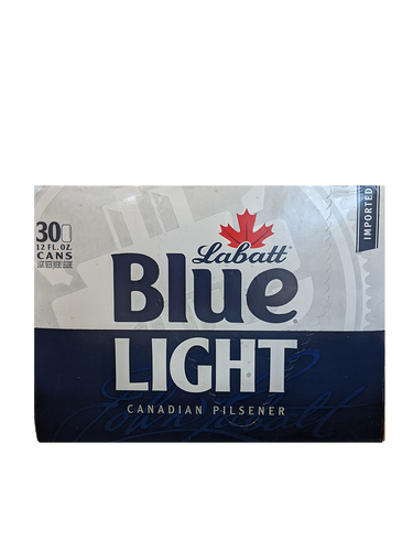Labatt Blue Light 30 Pack Cans