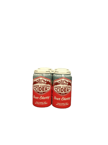 Snow Capped Sour Cherry Cider 4 Pack Cans