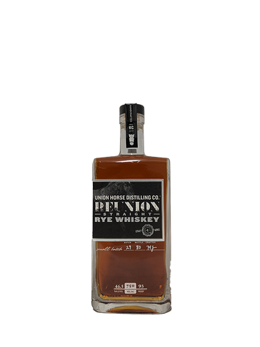 Union Horse Distilling Co. Reunion Straight Rye Whiskey 750ML