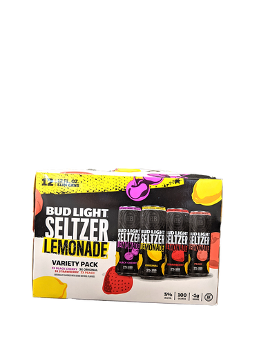 Bud Light Lemonade Seltzer Variety 12 Pack Cans