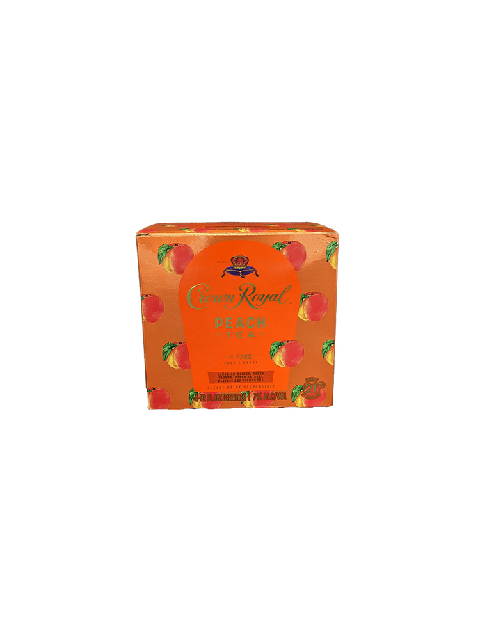 Crown Royal Peach Tea RTD 4 Pack