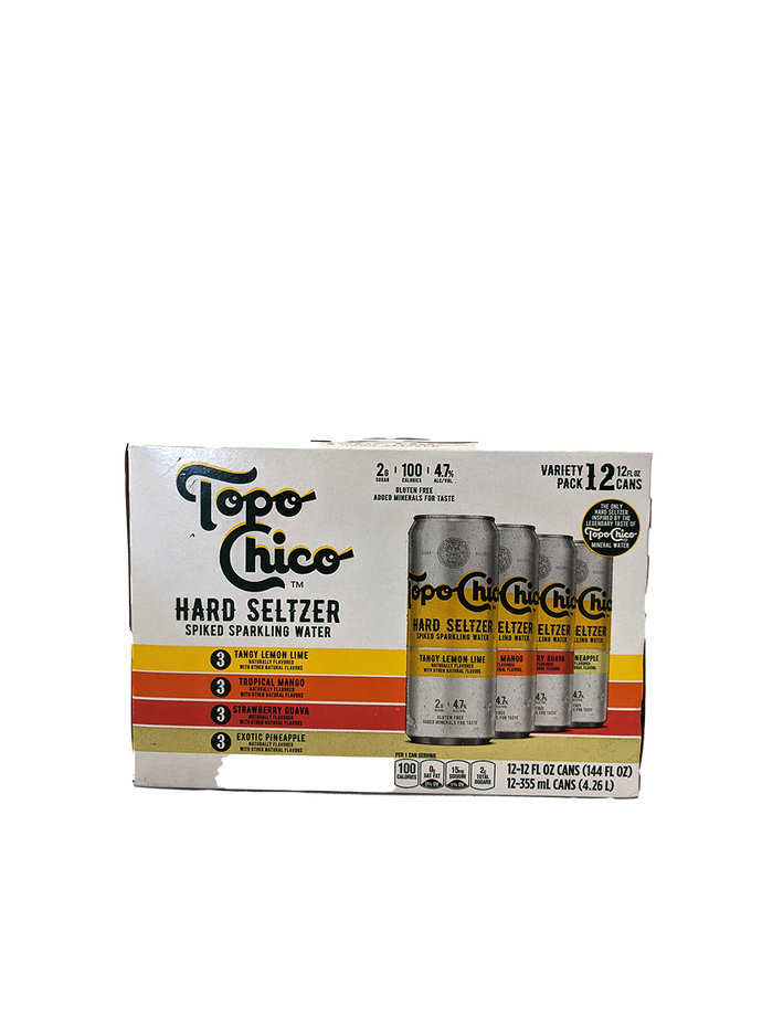 Topo Chico Hard Seltzer Variety 12 Pack Cans