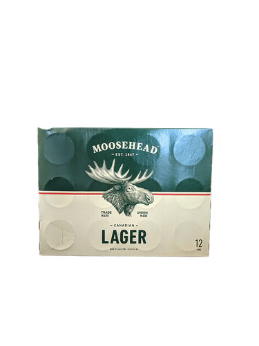 Moosehead Lager 12 Pack Cans