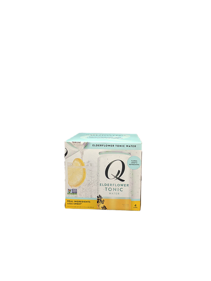 Q Elderflower Tonic Water 4 Pack Cans