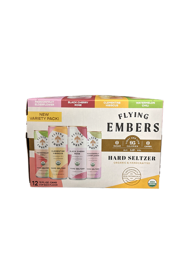 Flying Embers Hard Seltzer Variety 12 Pack Can